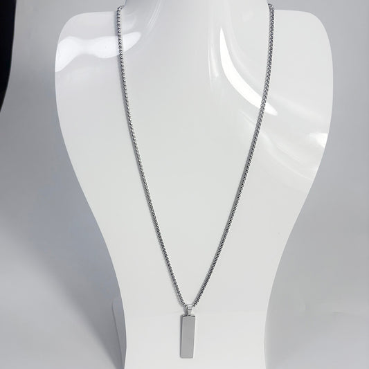 art. 013 - Cadena con dije acero quirurgico