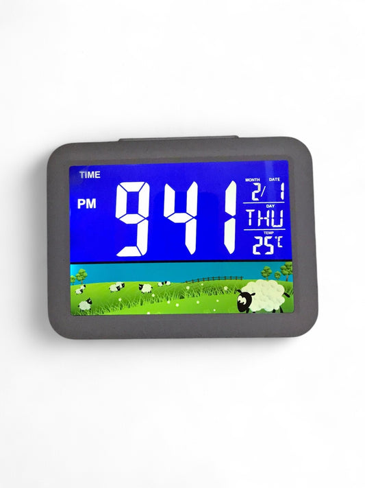 art. RML015BL - Despertador Digital Led color Blanco