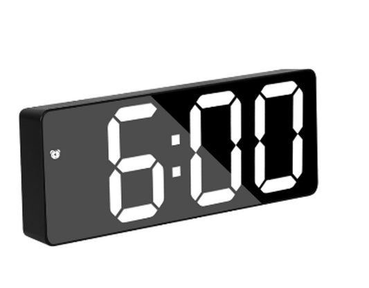 art. DESPERTADOR LED 0712 Negro n° Blanco