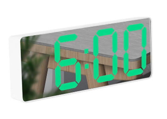 art. DESPERTADOR LED 0712 Blanco n° Verde