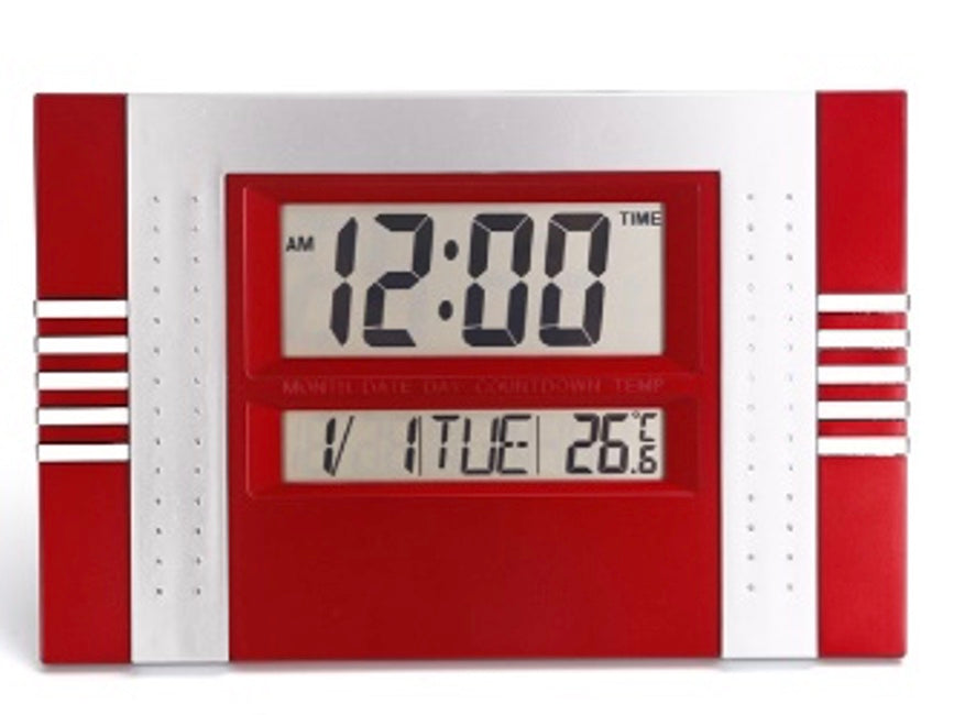 art. DESPERTADOR LCD 5850 ROJO