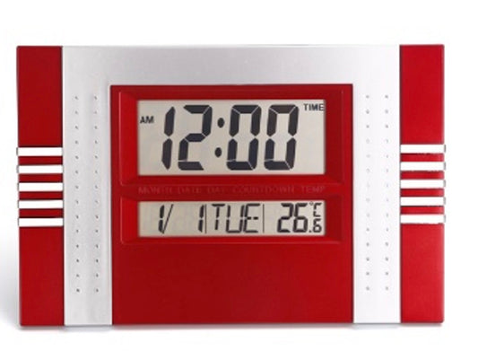 art. DESPERTADOR LCD 5850 ROJO