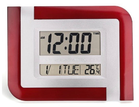 art. DESPERTADOR LCD 5857 ROJO