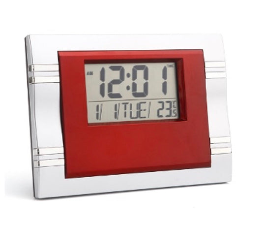 art. DESPERTADOR LCD 6605 ROJO