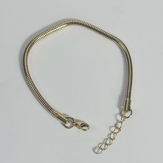 art. 017 Pulsera acero dorado dama