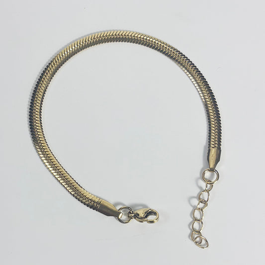 art. 020 Pulsera acero dorado dama