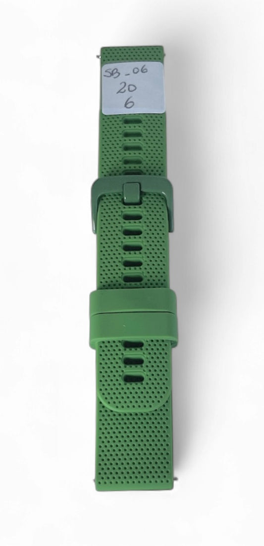 art. SB-06-20-06 - Malla Silicona para Smartwatch pasante 20mm