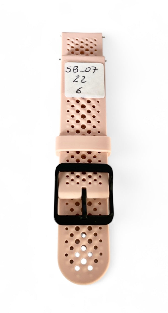 art. SB-07-22-06 - Malla Silicona para Smartwatch pasante 22mm