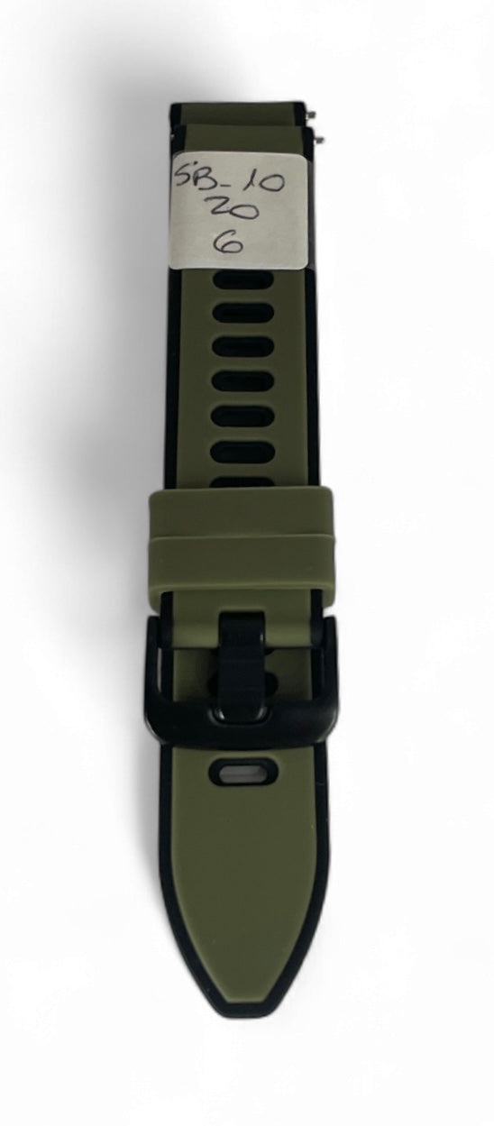 art. SB-10-20-06 - Malla Silicona para Smartwatch con perno 20mm