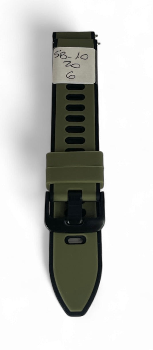 art. SB-10-20-06 - Malla Silicona para Smartwatch con perno 20mm