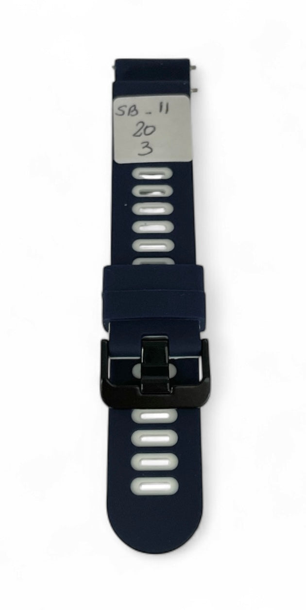 art. SB-11-20-03 - Malla Silicona para Smartwatch con perno 20mm