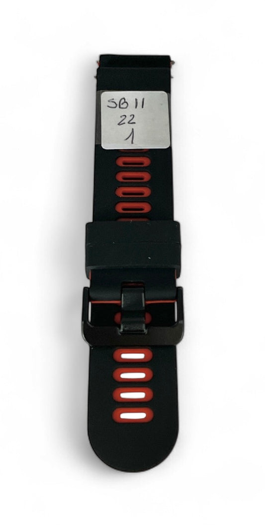 art. SB-11-22-01 - Malla Silicona para Smartwatch con perno 22mm