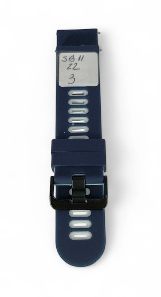 art. SB-11-22-03 - Malla Silicona para Smartwatch con perno 22mm