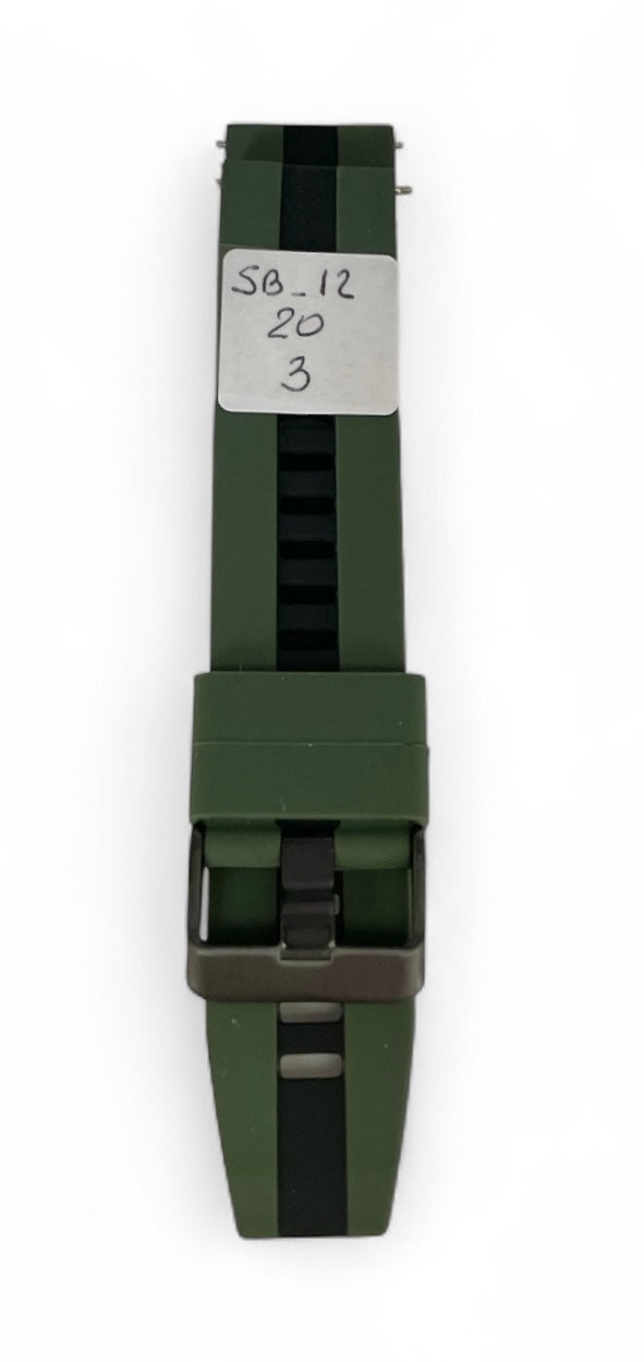 art. SB-12-20-03 - Malla Silicona para Smartwatch con perno 20mm