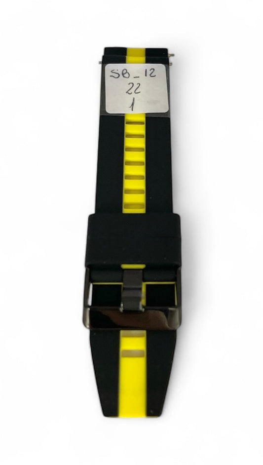 art. SB-12-22-01 - Malla Silicona para Smartwatch con perno 22mm