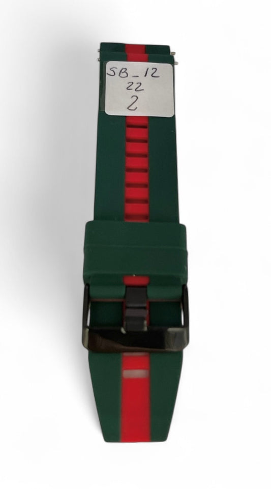 art. SB-12-22-02 - Malla Silicona para Smartwatch con perno 22mm