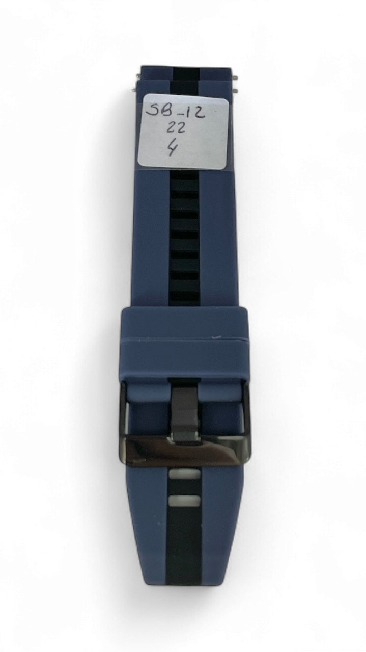 art. SB-12-22-04 - Malla Silicona para Smartwatch con perno 22mm