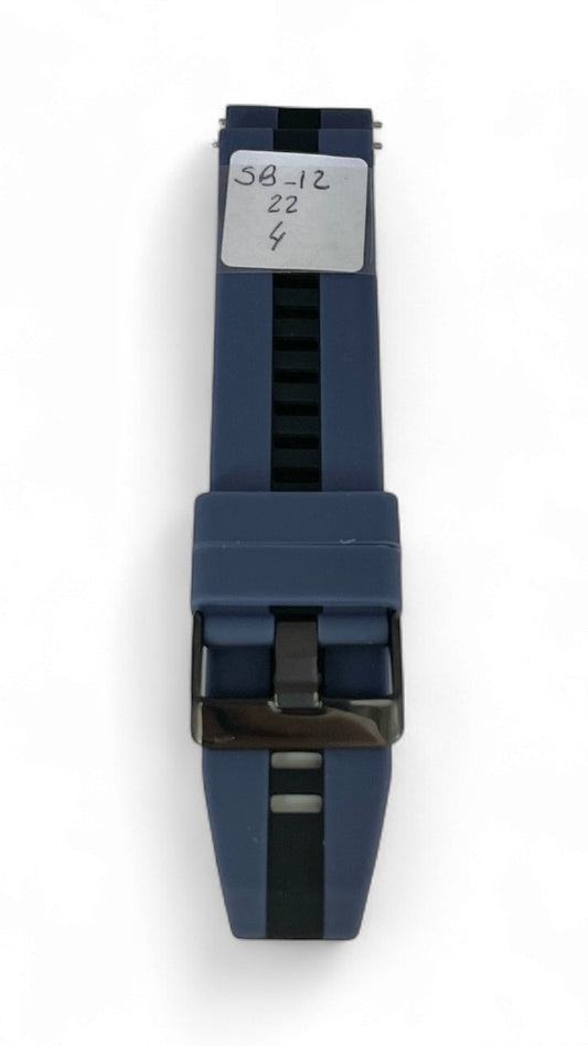art. SB-12-22-04 - Malla Silicona para Smartwatch con perno 22mm