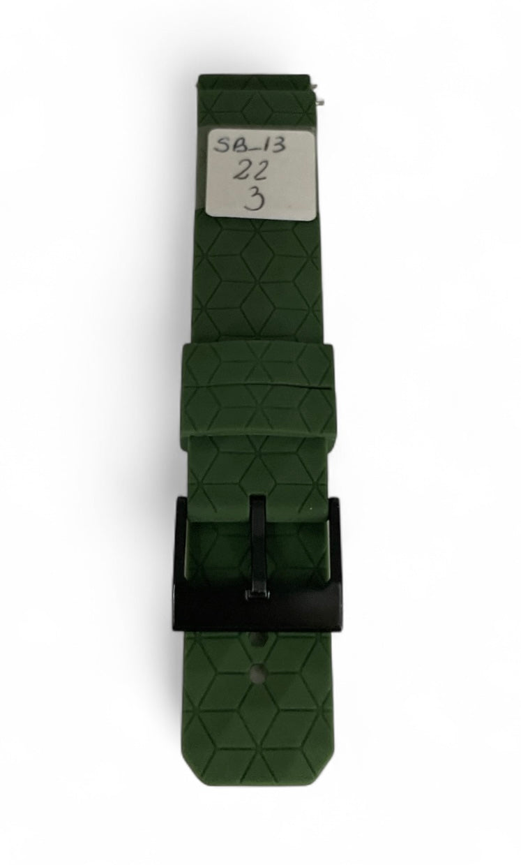 art. SB-13-22-03- Malla Silicona para Smartwatch con perno 22mm