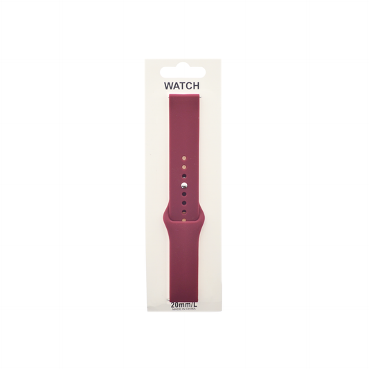 Malla Silicona Para SmartWatch con Perno 20MM