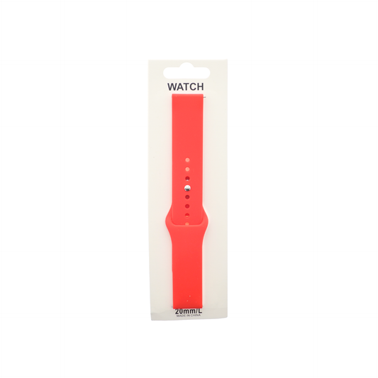 Malla Silicona Para SmartWatch con Perno 20MM