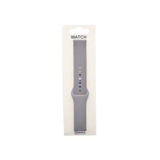 Malla Silicona Para SmartWatch con Perno 20MM