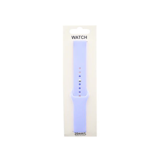 Malla Silicona Para SmartWatch con Perno 20MM