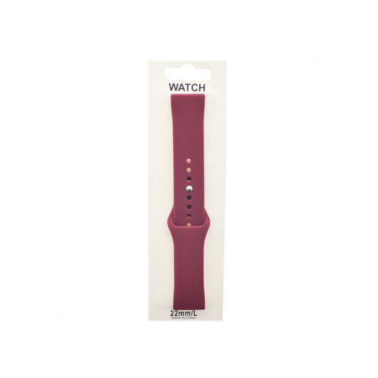 Malla Silicona Para SmartWatch con Perno 22MM