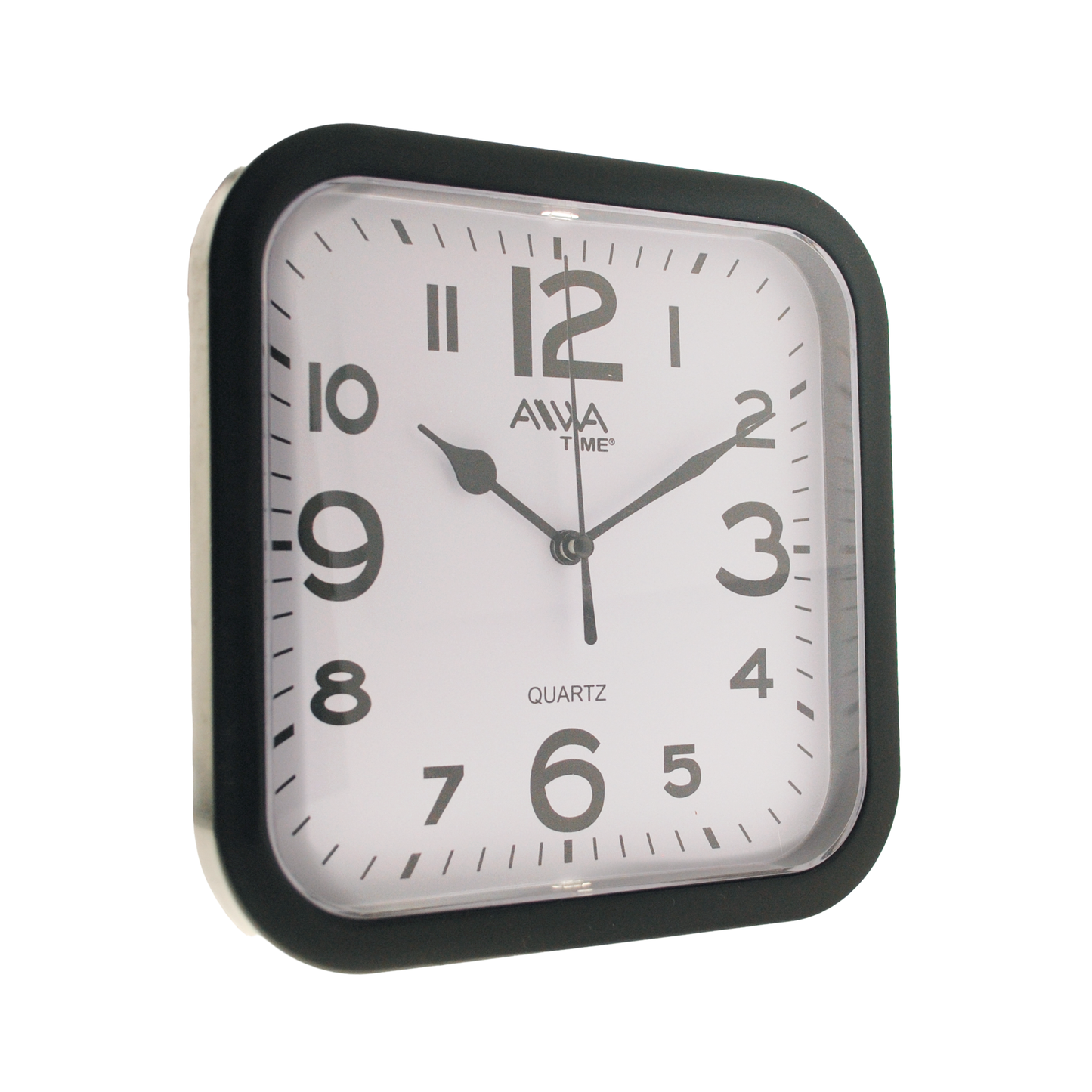 art. 010 - AIWA-TIME - Reloj de Pared Negro 20cm