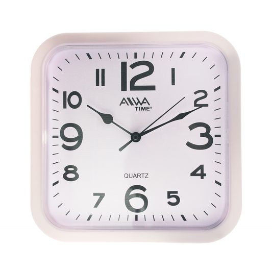 art. 011 - AIWA-TIME - Reloj de Pared Blanco 23cm