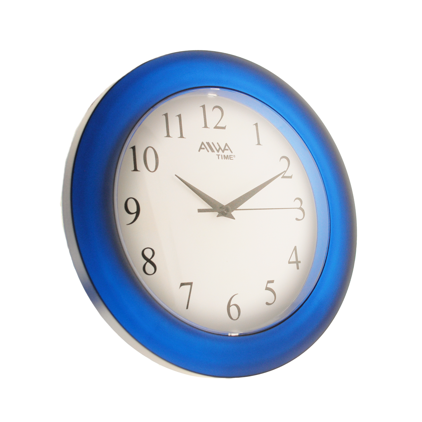 art. 012 - AIWA-TIME - Reloj de Pared Azul 24cm