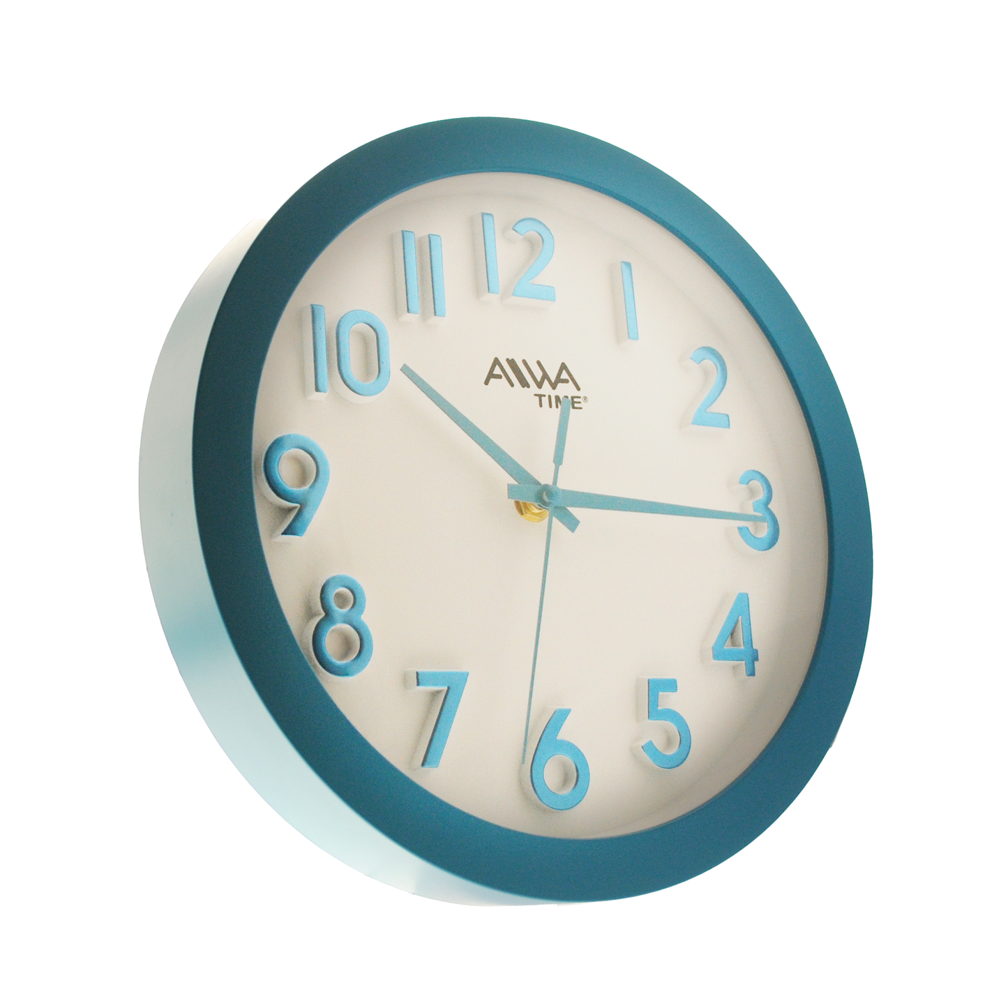 art. 013 - AIWA-TIME - Reloj de Pared Celeste 24cm