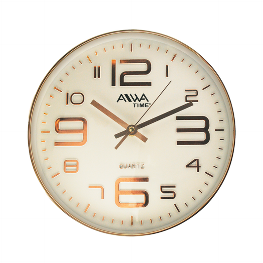 art. 014 - AIWA-TIME - Reloj de Pared Rose 26cm
