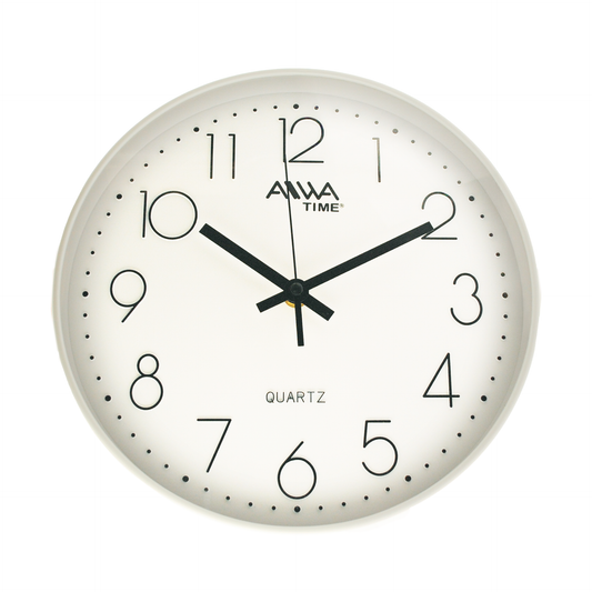 art. 015 - AIWA-TIME - Reloj de Pared Blanco 26cm