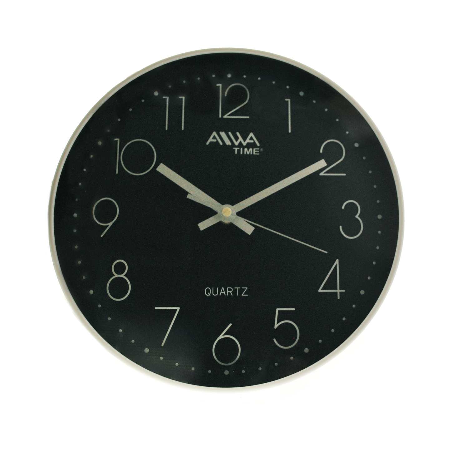 art. 015 - AIWA-TIME - Reloj de Pared Blanco con Negro 26cm
