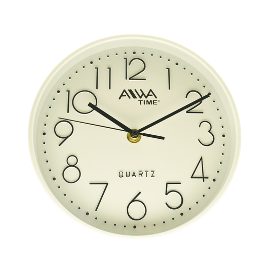 art. 002 - AIWA-TIME - Reloj de Pared Blanco 30cm
