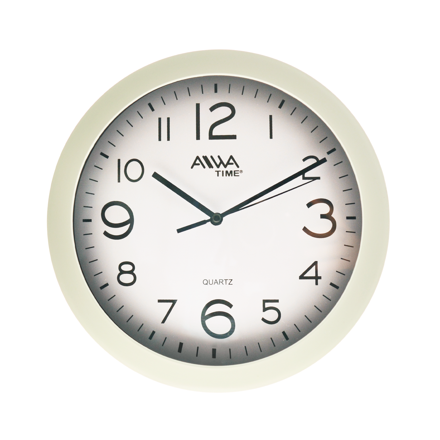 art. 004 - AIWA-TIME - Reloj de Pared Blanca con Blanco 20cm