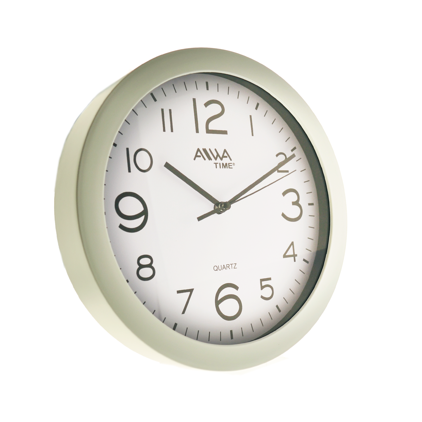 art. 004 - AIWA-TIME - Reloj de Pared Blanca con Blanco 20cm