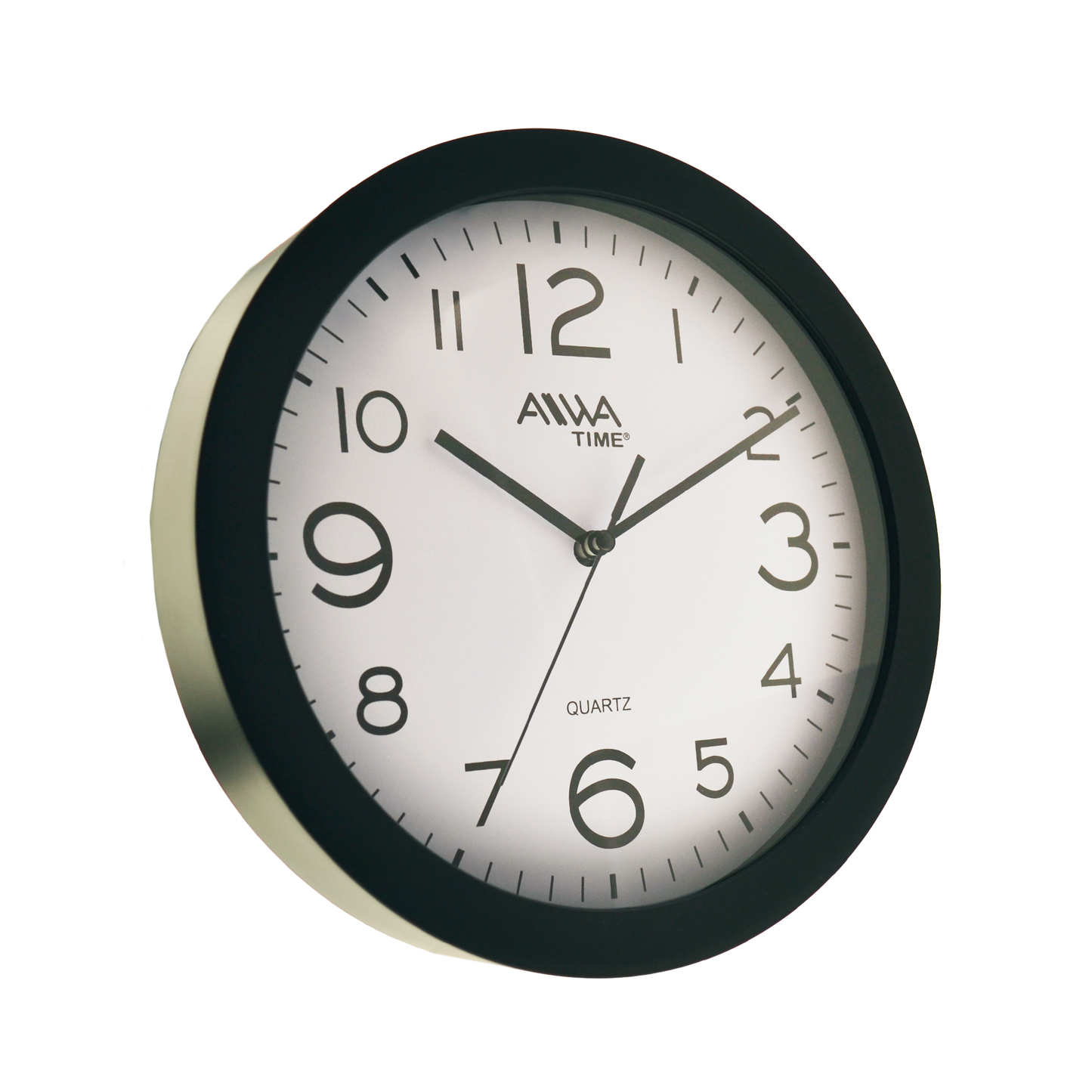 art. 004 - AIWA-TIME - Reloj de Pared Negro 20cm