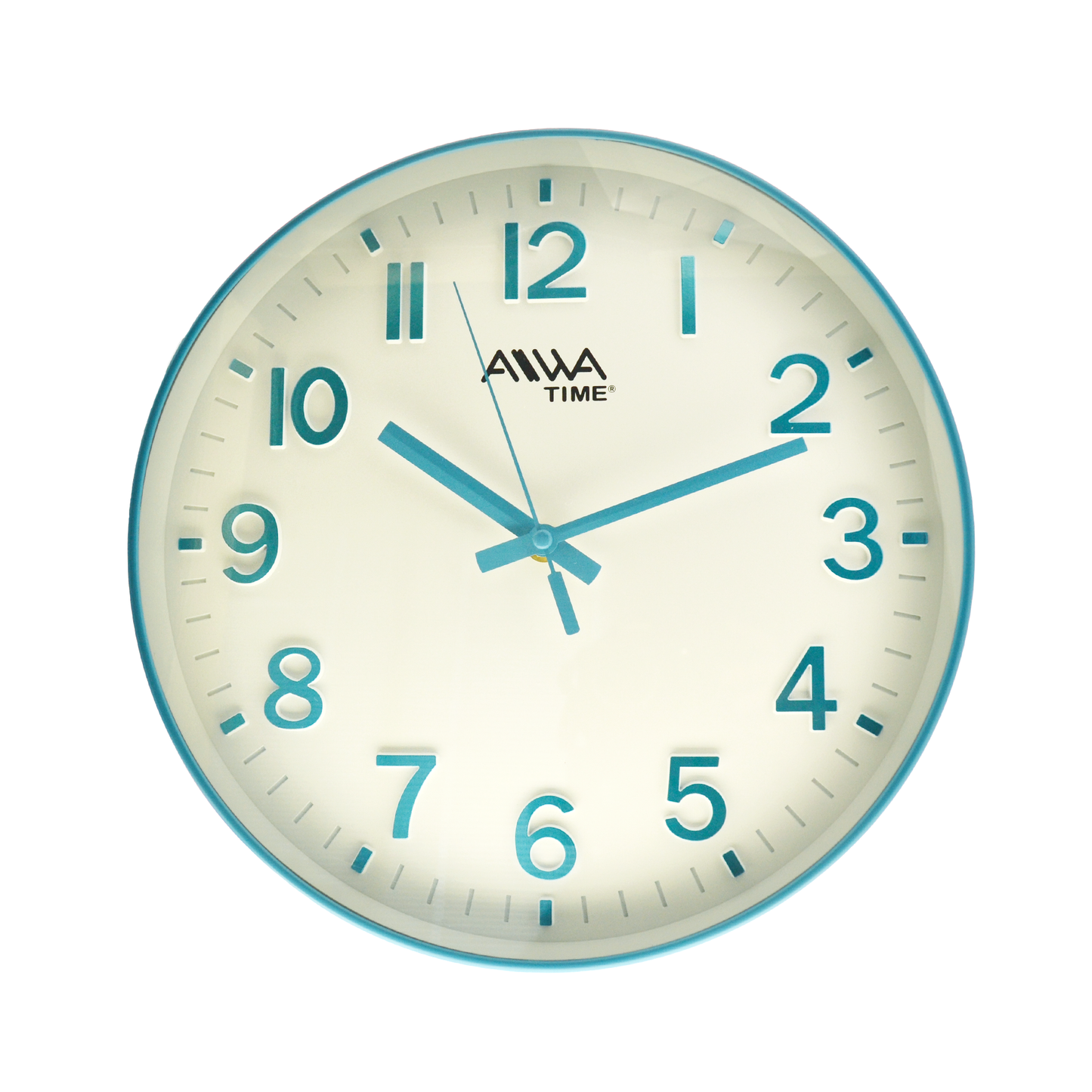 art. 003 - AIWA-TIME - Reloj de Pared Celeste 30cm