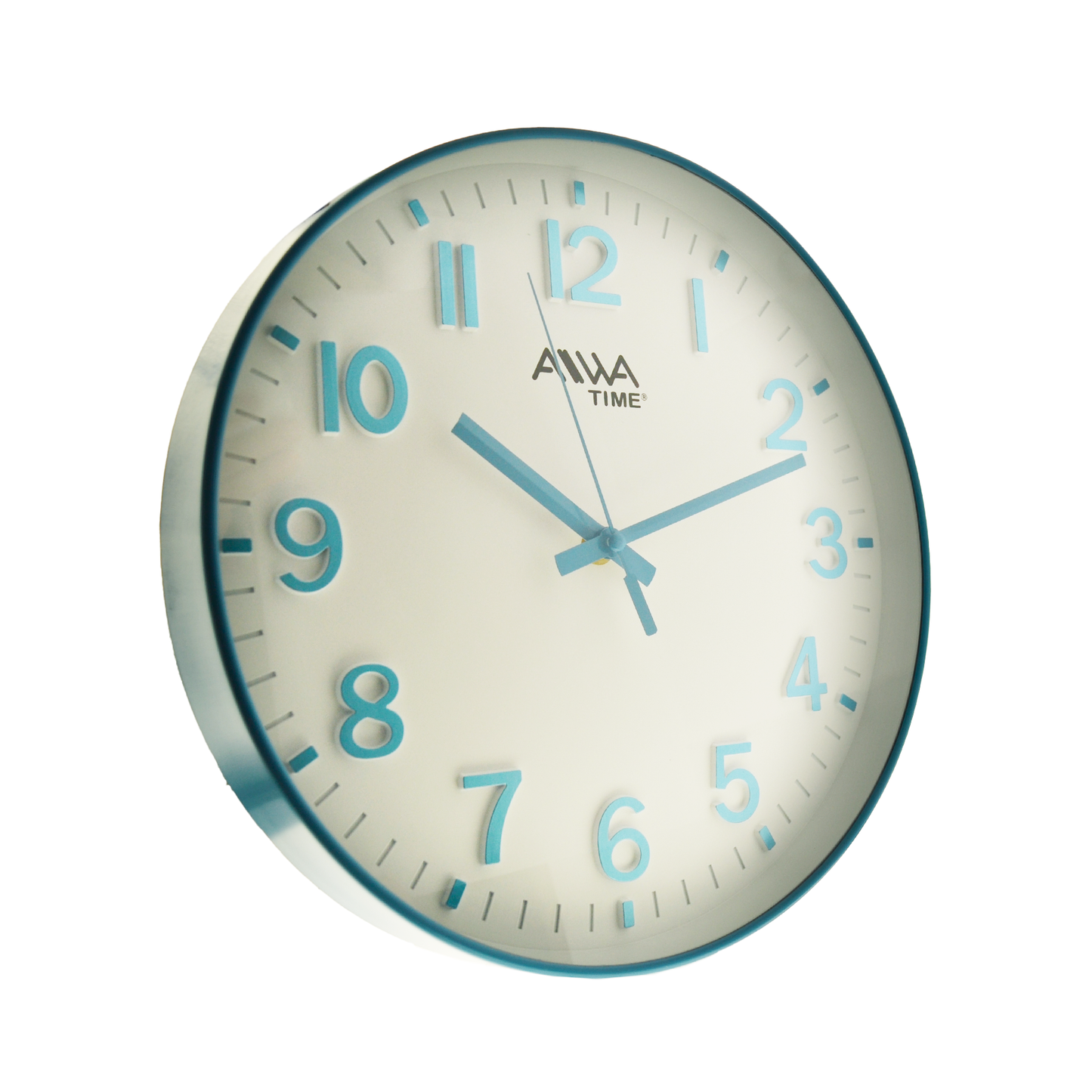 art. 003 - AIWA-TIME - Reloj de Pared Celeste 30cm