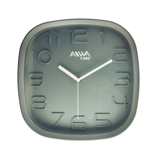 art. 008 - AIWA-TIME - Reloj de Pared Gris 30cm