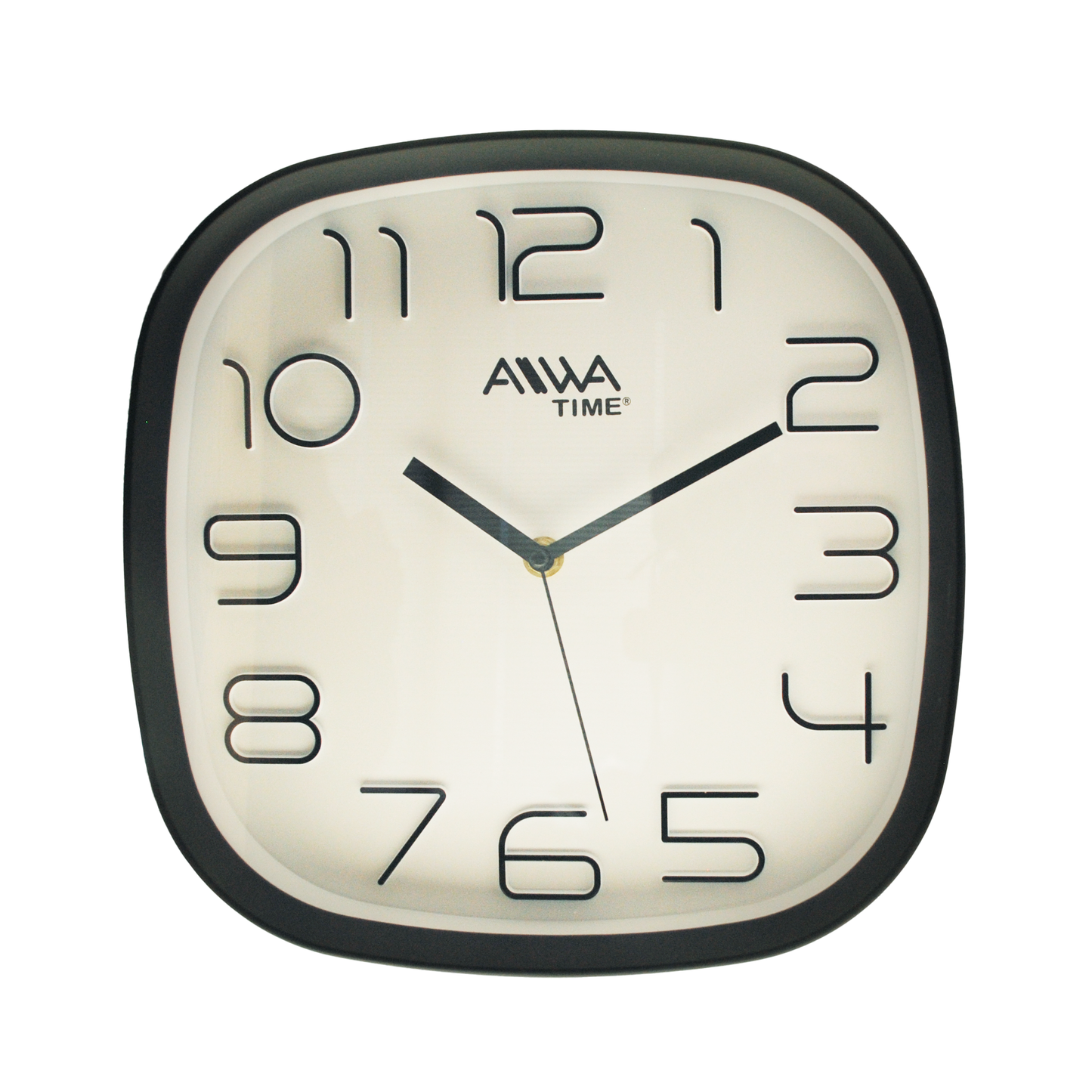 art. 008 - AIWA-TIME - Reloj de Pared Negro 30cm