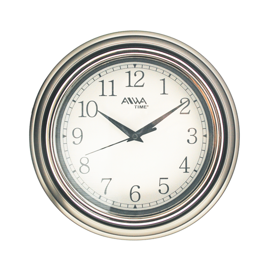 art. 009 - AIWA-TIME - Reloj de Pared Gris 18cm