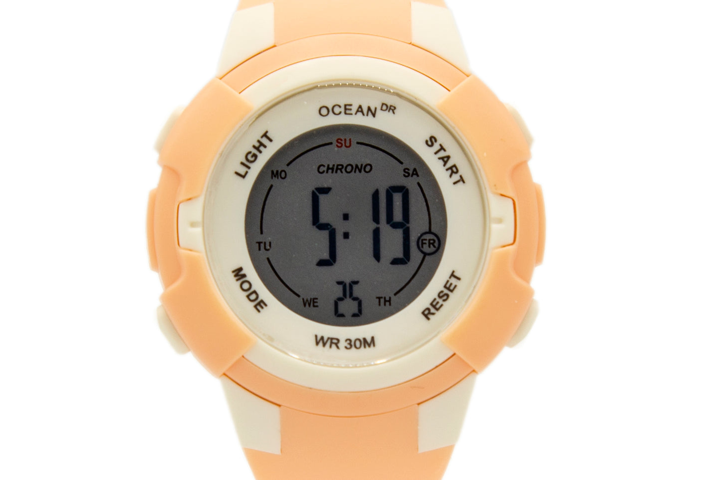 art. 1190 026NJ - OCEAN DR - Reloj Digital Crono Alarma, Dama, Sumergible 3 ATM