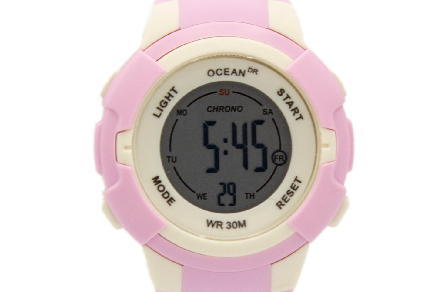 art. 1190 026RS - OCEAN DR - Reloj Digital Crono Alarma, Dama, Sumergible 3 ATM