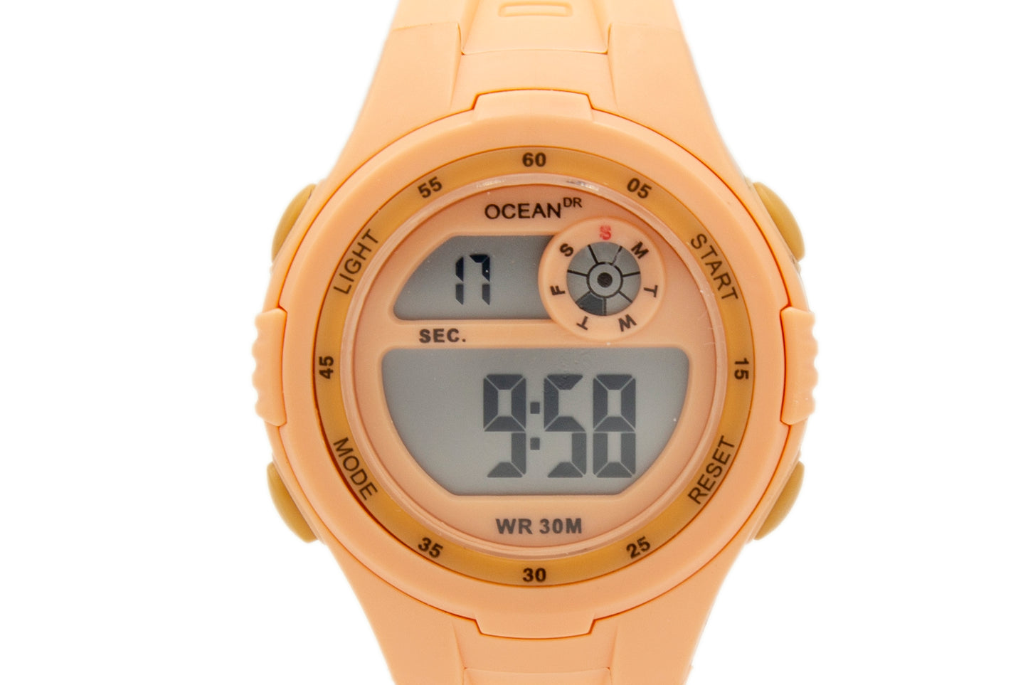 art. 1190 033NJ - OCEAN DR - Reloj Digital Crono Alarma, Dama, Sumergible 3 ATM