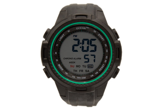 art. 1190 026VD - OCEAN DR - Reloj Digital Crono Alarma, Caballero, Sumergible 3 ATM