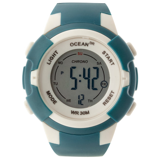 art. 1190 026VD - OCEAN DR - Reloj Digital Crono Alarma, Dama, Sumergible 3 ATM