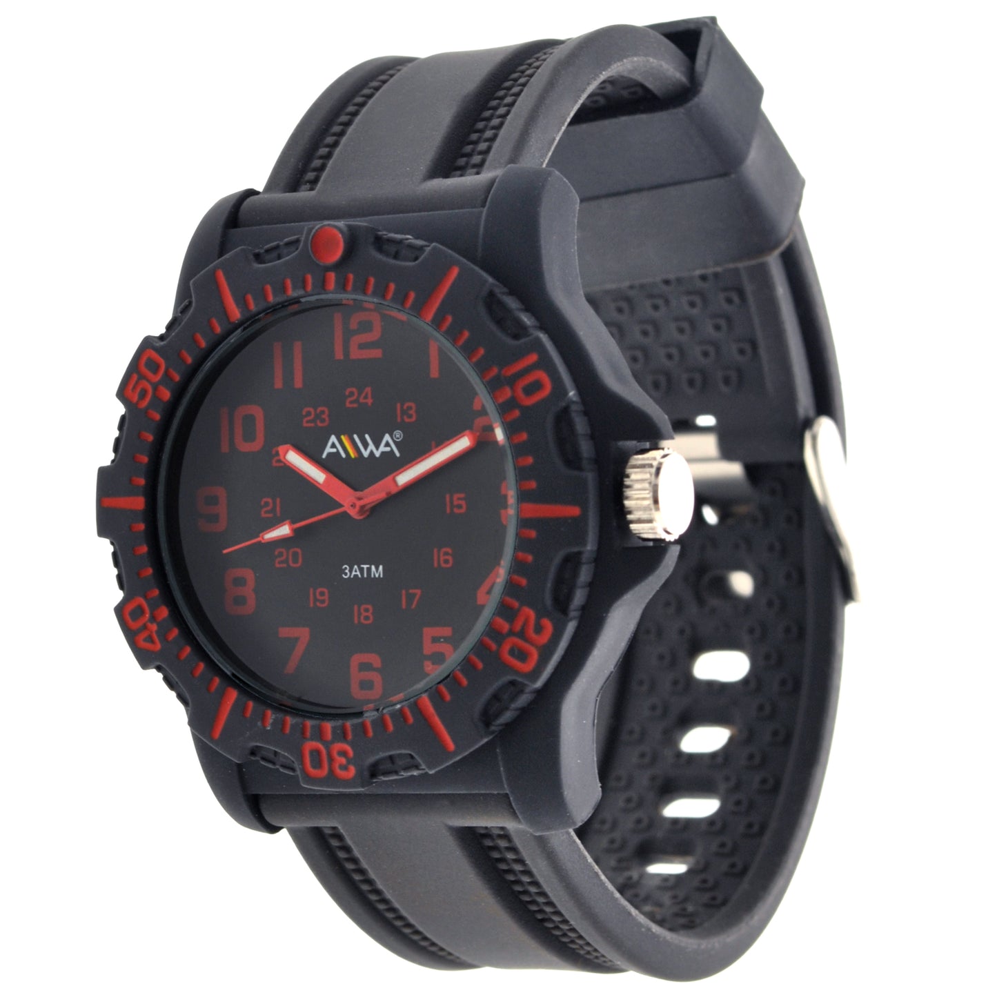 art. 10308 009RJ - AIWA Time - Reloj Silicona AIWA Time, Caballero, Sumergible